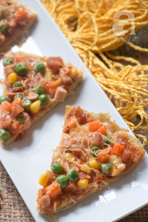 Dùng khoai tây thực hiện bánh Pizza siêu tốc tuy nhiên ko cần thiết lò nướng 16