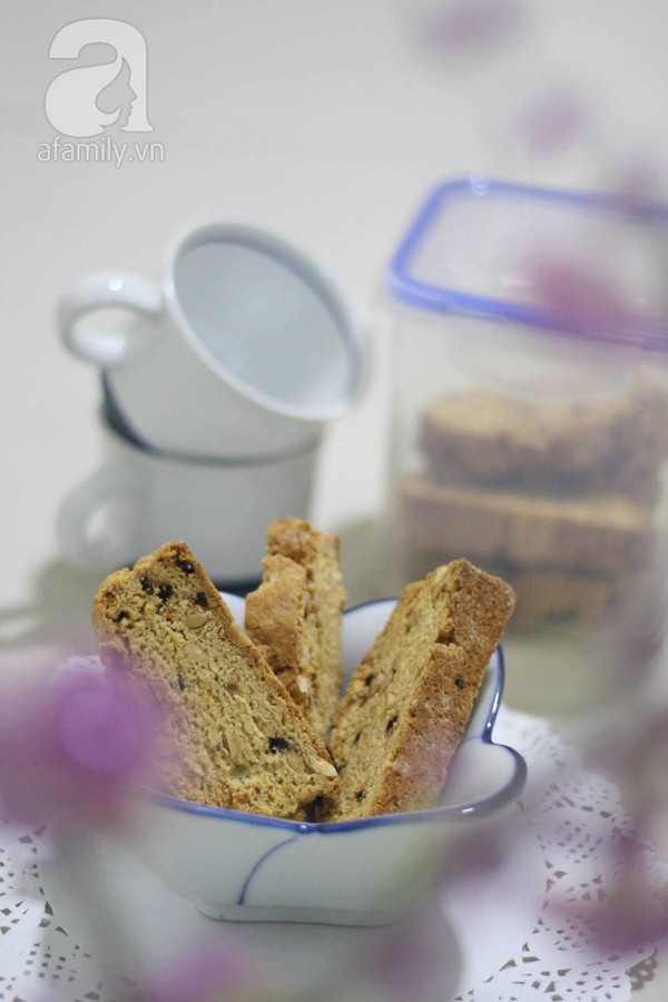 Biscotti - m&oacute;n b&aacute;nh quy gi&ograve;n b&ugrave;i thơm phức 14