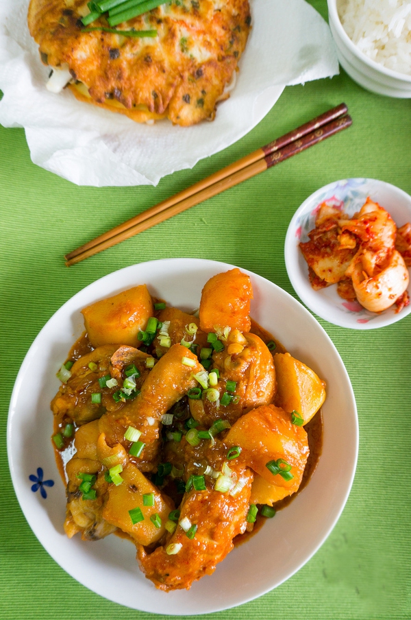 Xuýt xoa món gà kho khoai tây kiểu Hàn 19