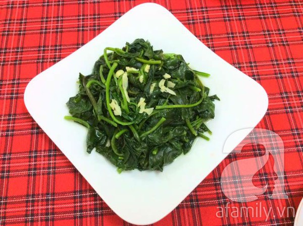 Thực đơn cơm tối