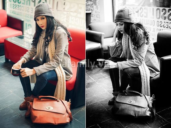 Ngày đầu tuần ấm áp và trẻ trung với layering 9 Ngày đầu tuần ấm áp và trẻ trung với layering 9
