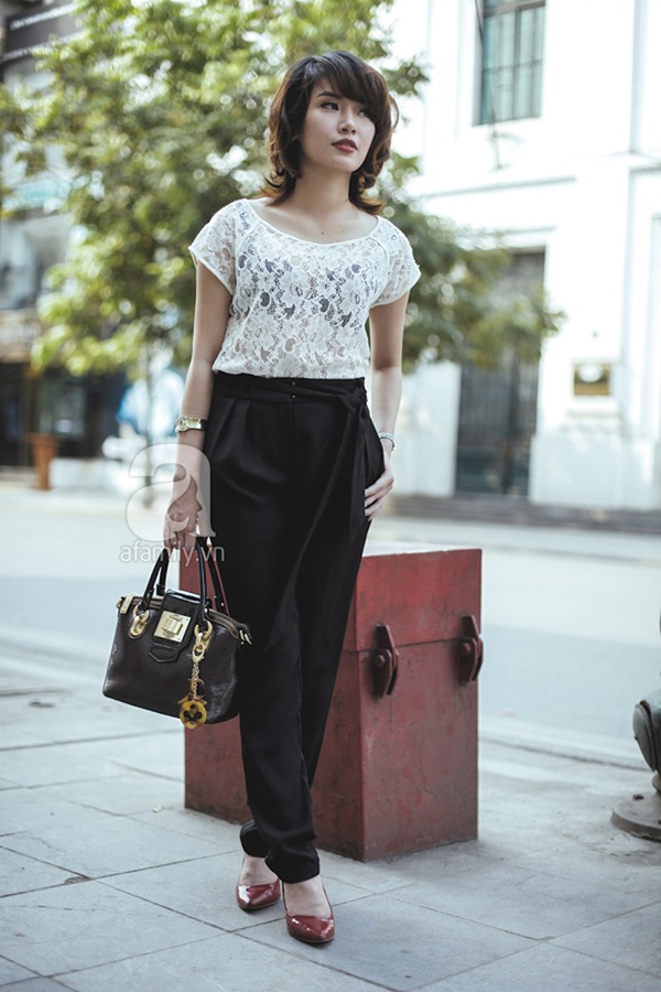 Street style ấn tượng tuần chuyển mùa của phái đẹp Hà Thành  4