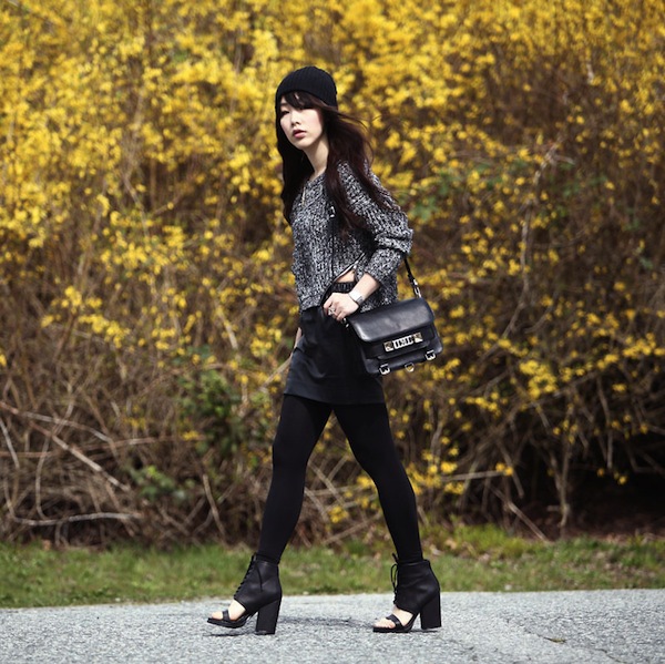 Street style của ph&aacute;i đẹp ch&acirc;u &Aacute; khi th&aacute;ng 4 về  4