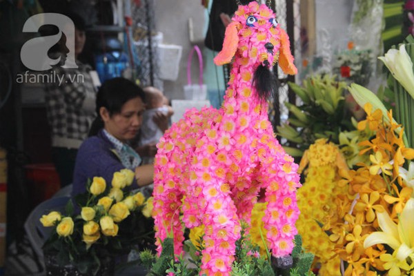 Người Sài Gòn thích thú chọn mua dê hoa 
