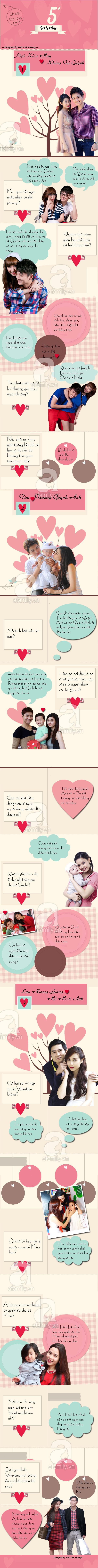 Cặp đôi nổi tiếng showbiz Việt nói gì về nhau trong ngày Valentine 1