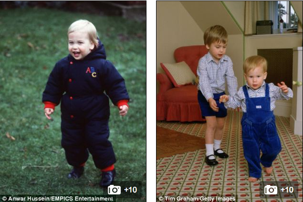 Bức ảnh dễ thương về bước đi đầu tiên của Hoàng tử bé nước Anh  3