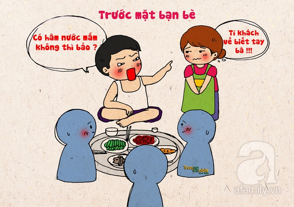 Tranh vui: Những khoảnh khắc các ông chồng thích Tranh vui: Những khoảnh khắc các ông chồng thích
