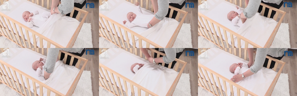 Cách đặt bé ngủ an toàn trong cũi