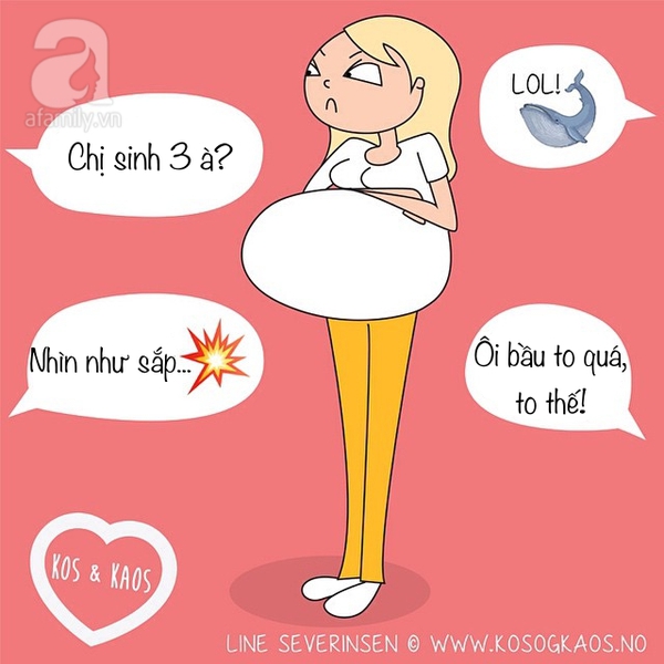 Tranh biếm họa về mang thai