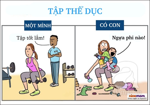 Mẹ nuôi con nhỏ