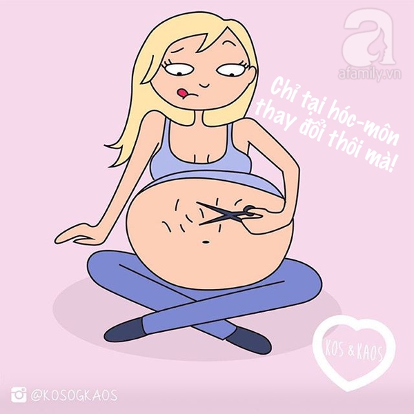Tranh biếm họa về mang thai
