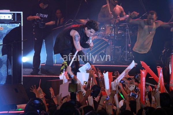 Adam Lambert máu lửa trên sân khấu Việt 13