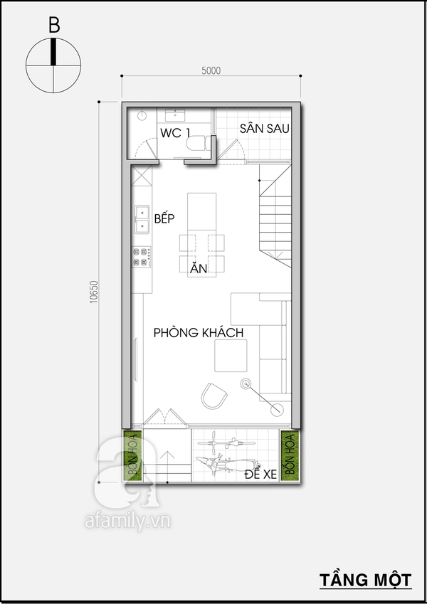 Tư vấn thiết kế ngôi nhà 50m² khoa học và đẹp mắt 1