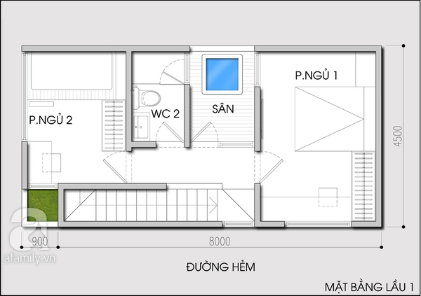 Tư vấn cải tạo nhà nhỏ mà vẫn kê vừa bể bơi mini 4