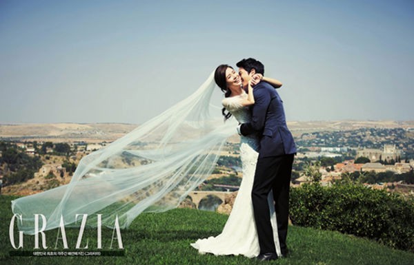 Trọn bộ ảnh cưới đẹp như mơ của Lee Bo Young – Ji Sung 17