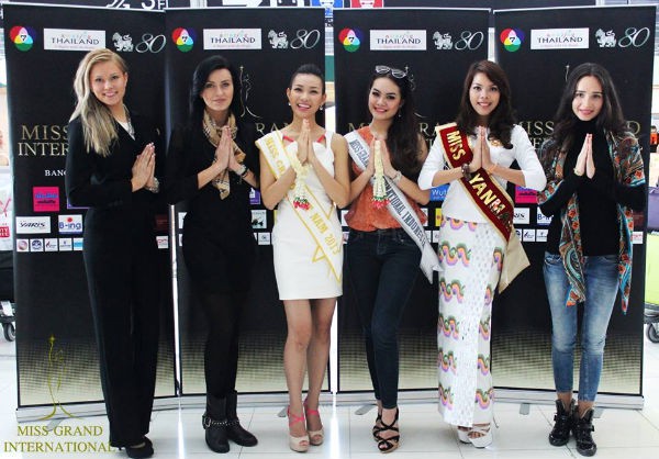 Những hình ảnh đầu tiên của Bích Khanh tại Miss Grand International 2013 (Hậu trường) 3