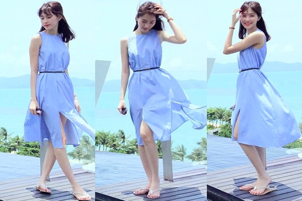 Chi tiết với hơn 75 váy màu xanh da trời nhạt tuyệt vời nhất  trieuson5