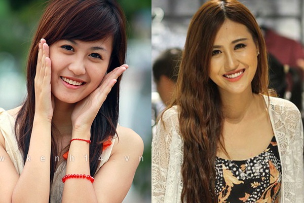 Những hot girl Việt thay đổi khó nhận ra sau nhiều 