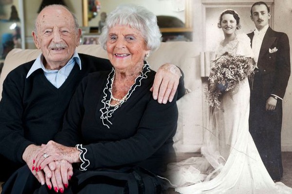 Cặp vợ chồng kỷ niệm hôn nhân 80 năm hạnh phúc 1