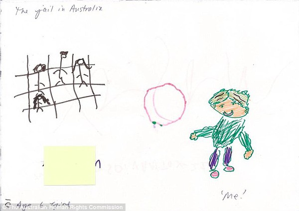 Nhói lòng những bức vẽ khao khát tự do của trẻ em tị nạn ở Úc 10