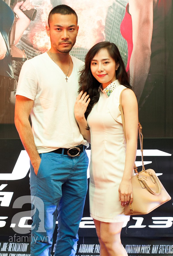 Trang Nhung mặc áo xuyên thấu đi xem phim của Lee Byung Hun 17