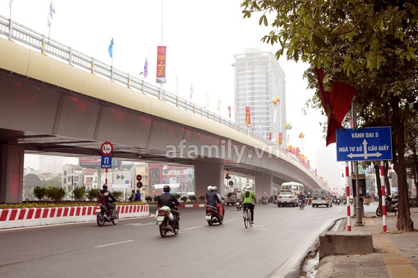 Sáng nay, cầu vượt Trần Duy Hưng – Nguyễn Chí Thanh chính thức thông xe 6