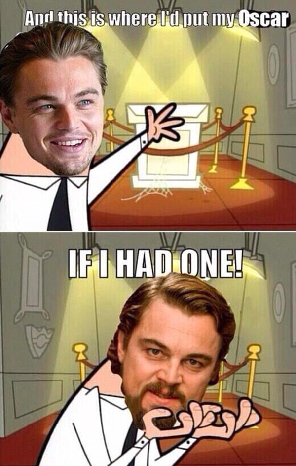 Trào lưu chế ảnh thất bại của Leonardo DiCaprio tại Oscar 14
