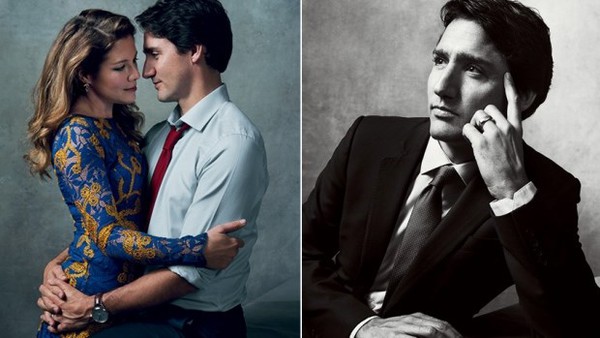 Vợ chồng Thủ tướng Canada âu yếm trên Vogue gây tranh cãi