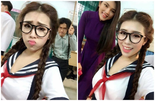 C&ocirc; học tr&ograve; l&agrave;m vạn ch&agrave;ng trai muốn đến lớp