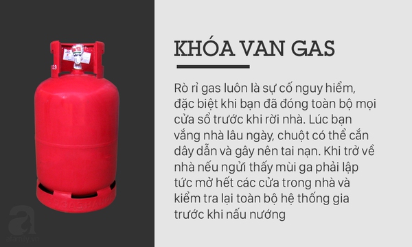 10 điều cần làm trước khi rời khỏi nhà nghỉ Tết