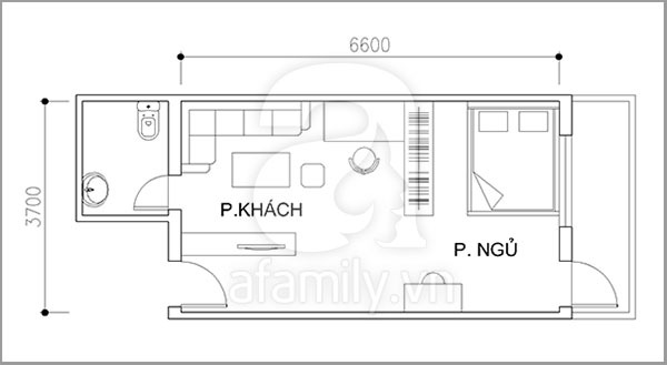 Tư vấn cải tạo phòng ngủ 24 mét vuông đa chức năng 2