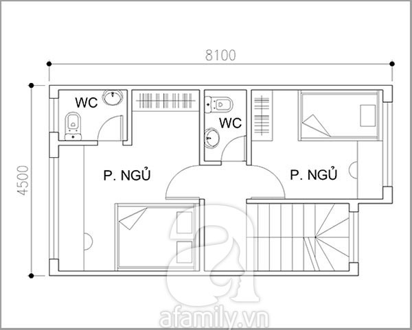 Tư vấn thiết kế hợp lý cho nhà 29 mét vuông hai mặt tiền 2