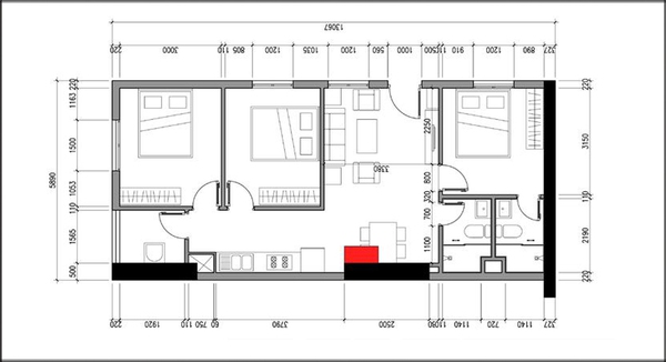 Tư vấn cải tạo và bố trí nội thất cho căn hộ 70m² 1