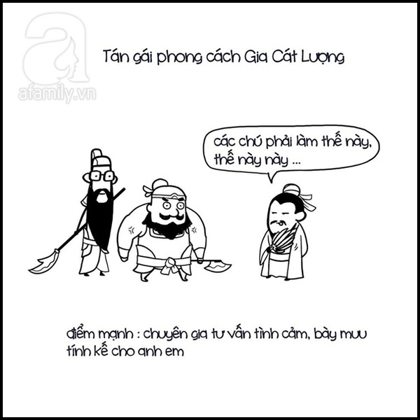 tán gái thời Tam Quốc