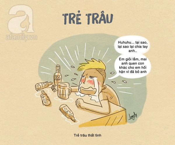 trẻ trâu và đàn ông