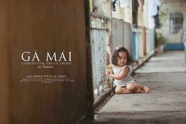 Xúc động bộ ảnh “Gà Mái” của mẹ Việt đơn thân và cô con gái 2 tuổi 7