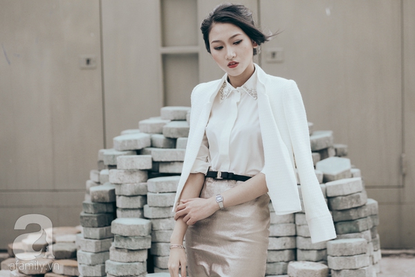 Trở lại l&agrave;m việc với cả tuần mặc đẹp & phong c&aacute;ch c&ugrave;ng sơmi trắng 10