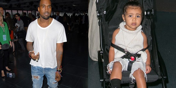 Thời trang đồ đôi của hai bố con nhà Kanye-North 
