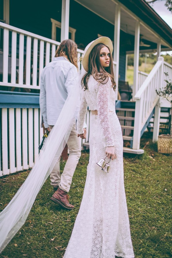 Váy cưới boho Vẻ đẹp phóng khoáng đầy lãng mạn cho tiệc cưới  Nicole  Bridal