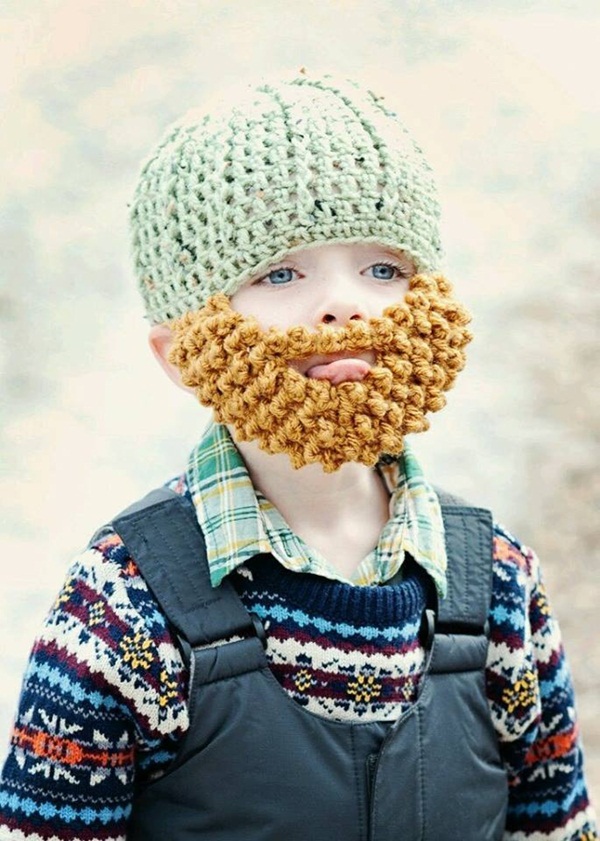 Những chiếc mũ len móc dễ thương mẹ nên sắm cho bé 5