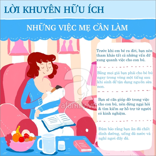 4 lời khuyên cực kì hữu ích đối với các mẹ đang cho con bú 1