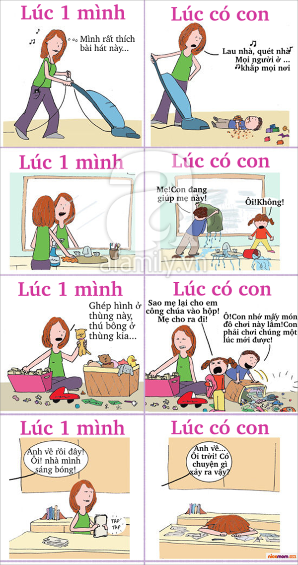 Thay đổi khi l&agrave;m mẹ 1