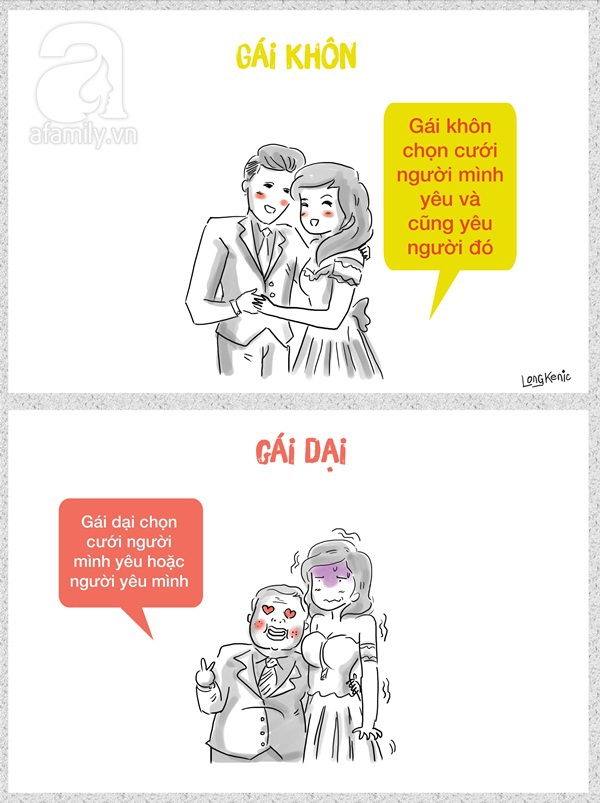 gái khôn gái dại