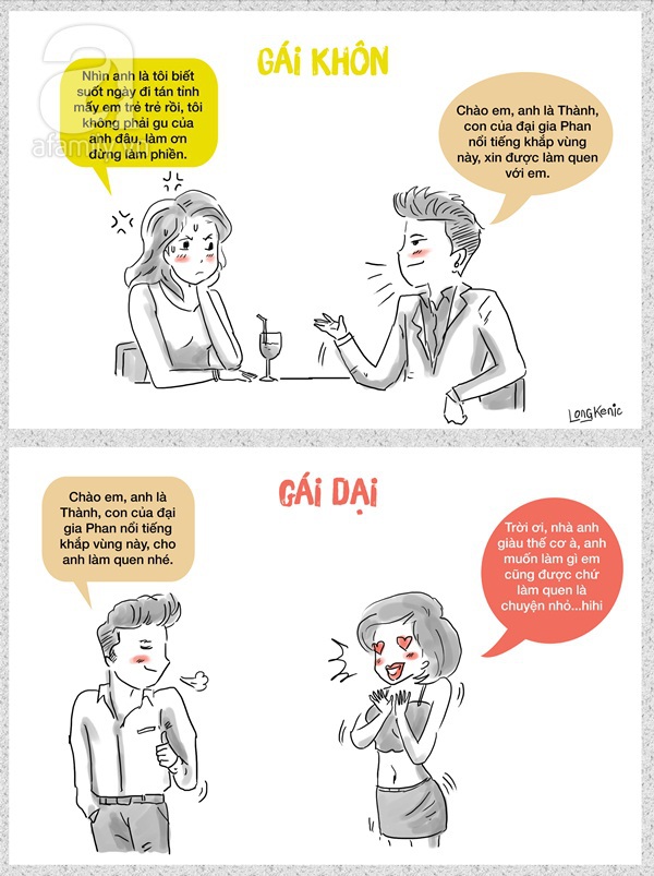 gái khôn gái dại