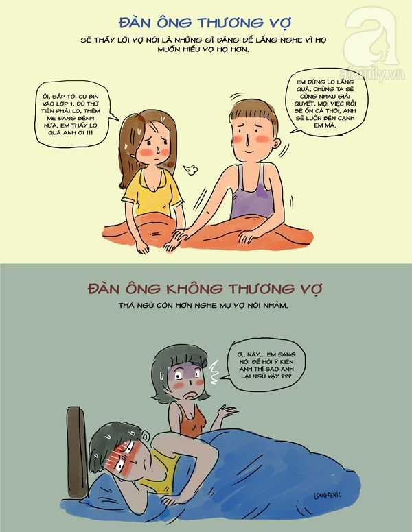 đ&agrave;n &ocirc;ng thương vợ