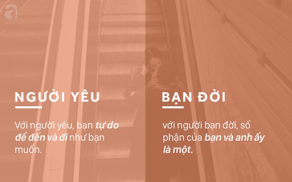 khác biệt bạn trai và bạn đời