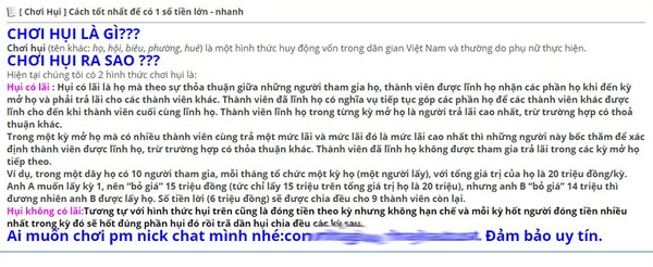 Ham lãi cao, dân văn phòng mắc bẫy hụi online 3