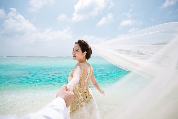 ảnh cưới maldives