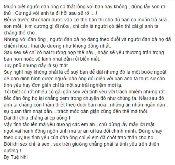 thử lòng đàn ông