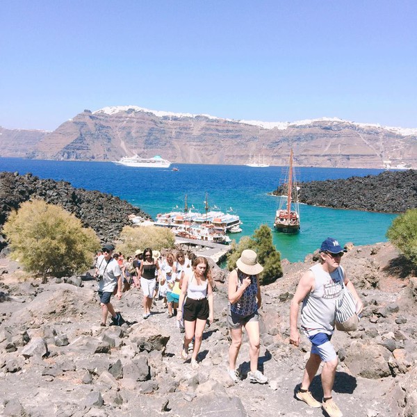 du lịch Santorini